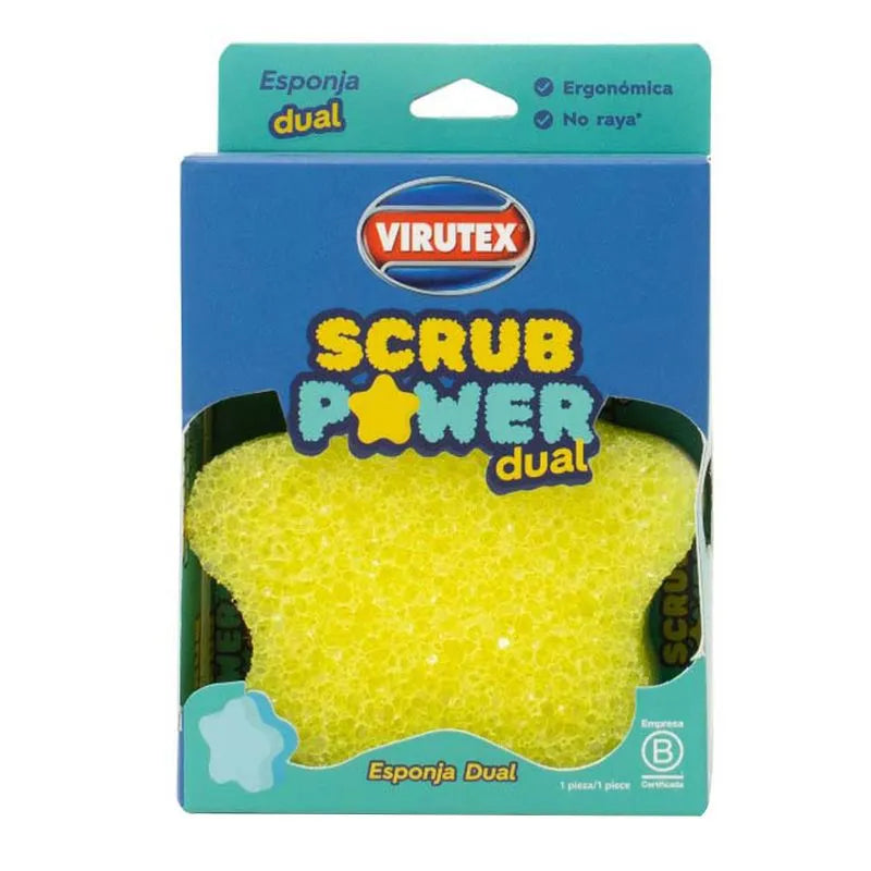 Esponja Scrub Power Dual Virutex