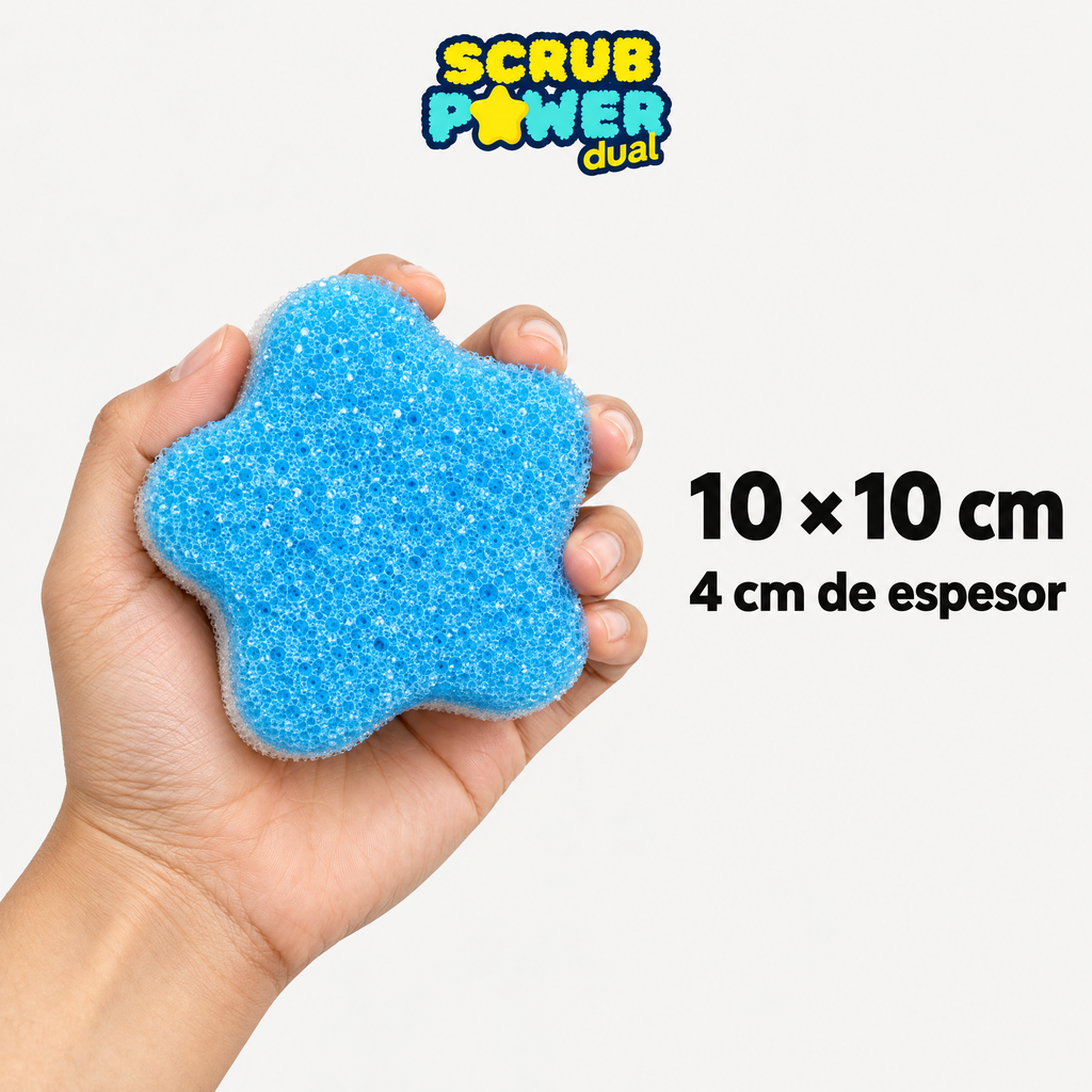 Esponja Scrub Power Dual Virutex