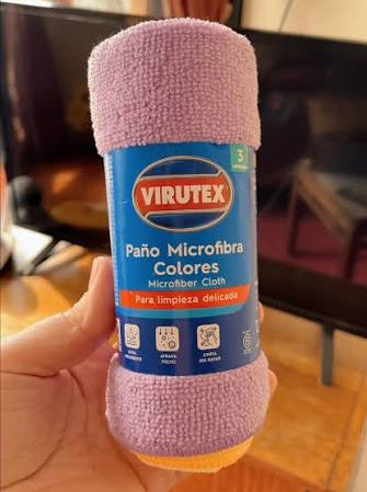 Paño de Microfibra Virutex x 3