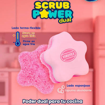 Esponja Scrub Power Dual Virutex